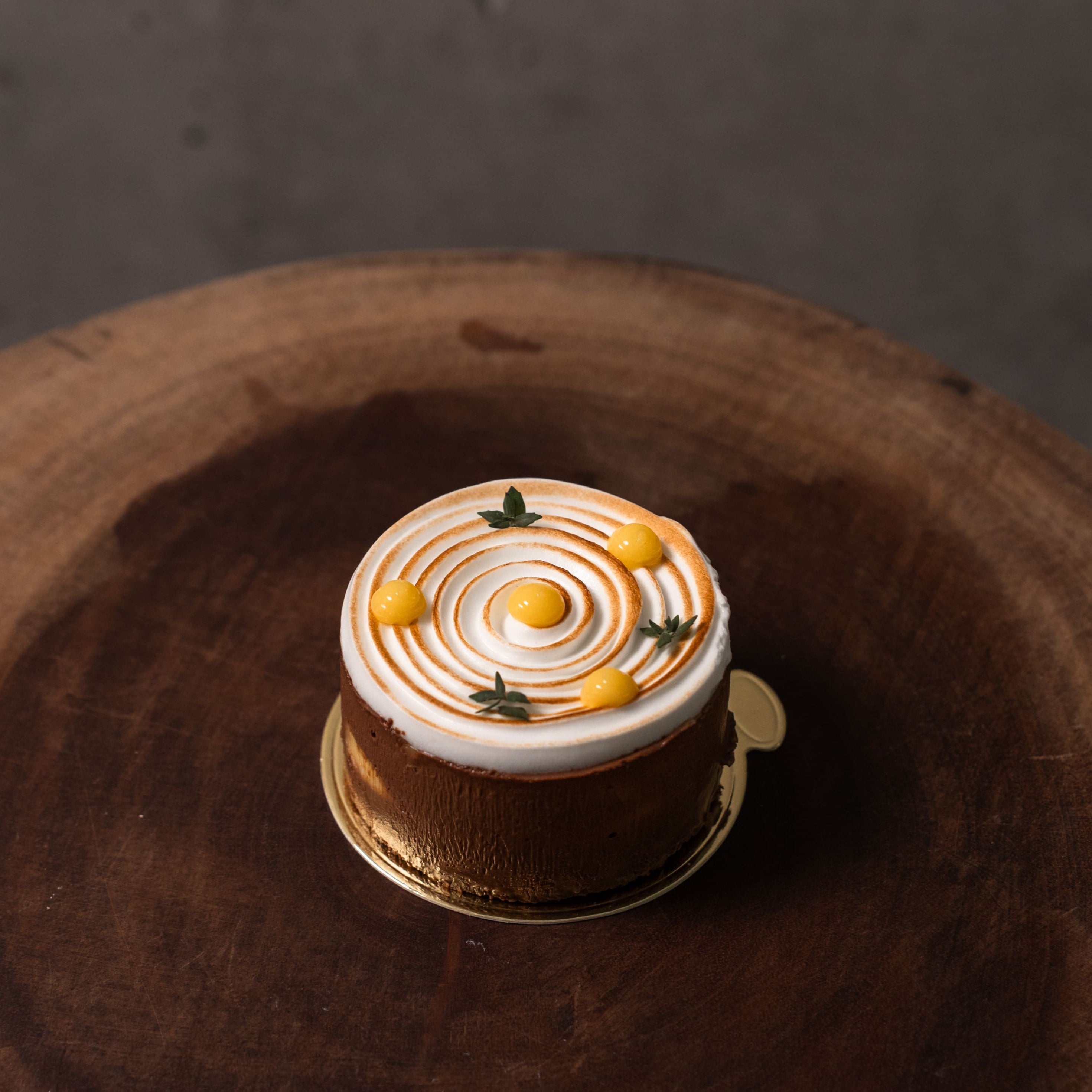 Dark Chocolate Lemon Curd (Single Portion) - Kenny Hills Bakers