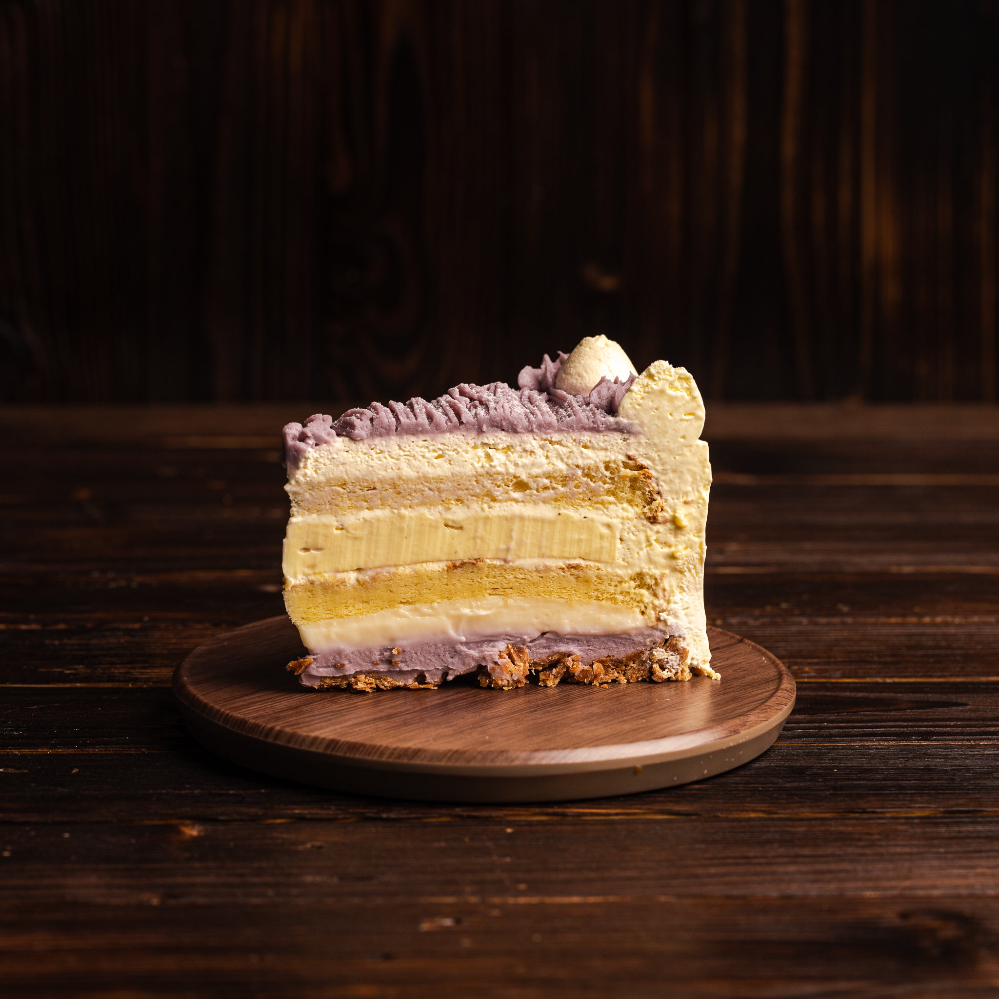 Yam Mochi Cake
